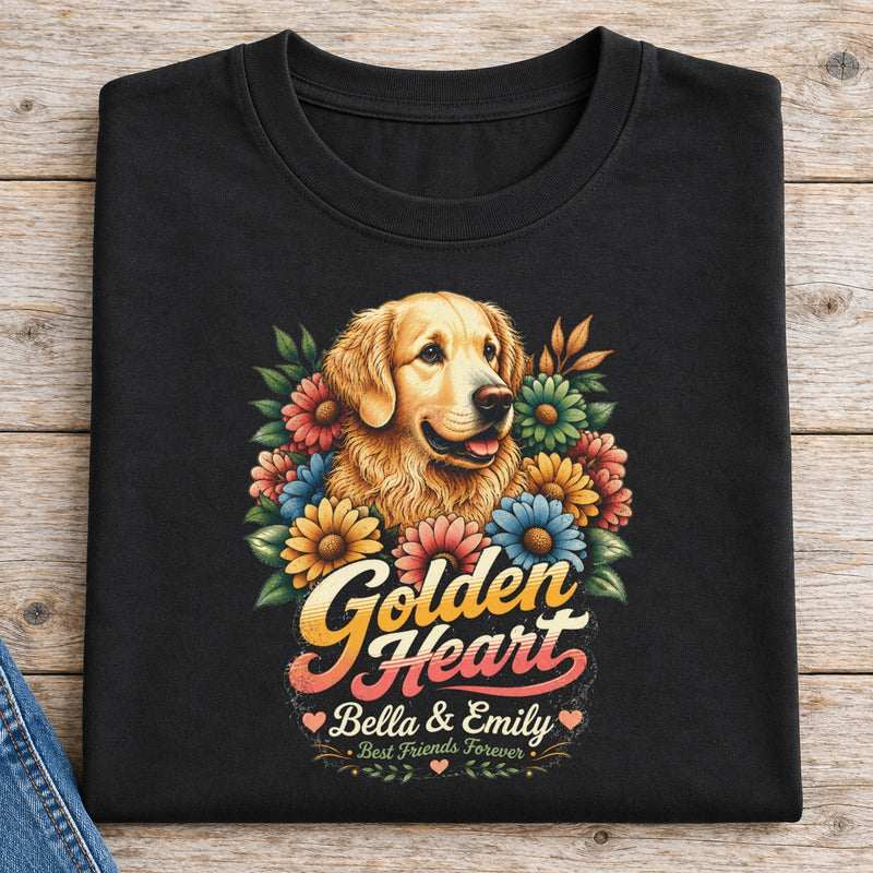 Personalized Golden Retriever Shirt | Custom Pet Name