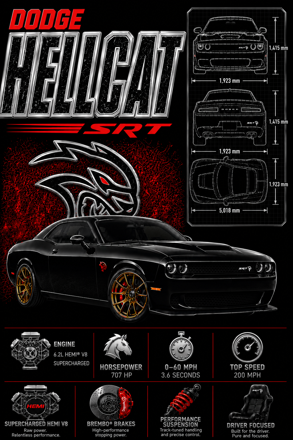 Custom Car/Truck Shirt|You Choose Make And Model|Chest Design With Large Back Graphic