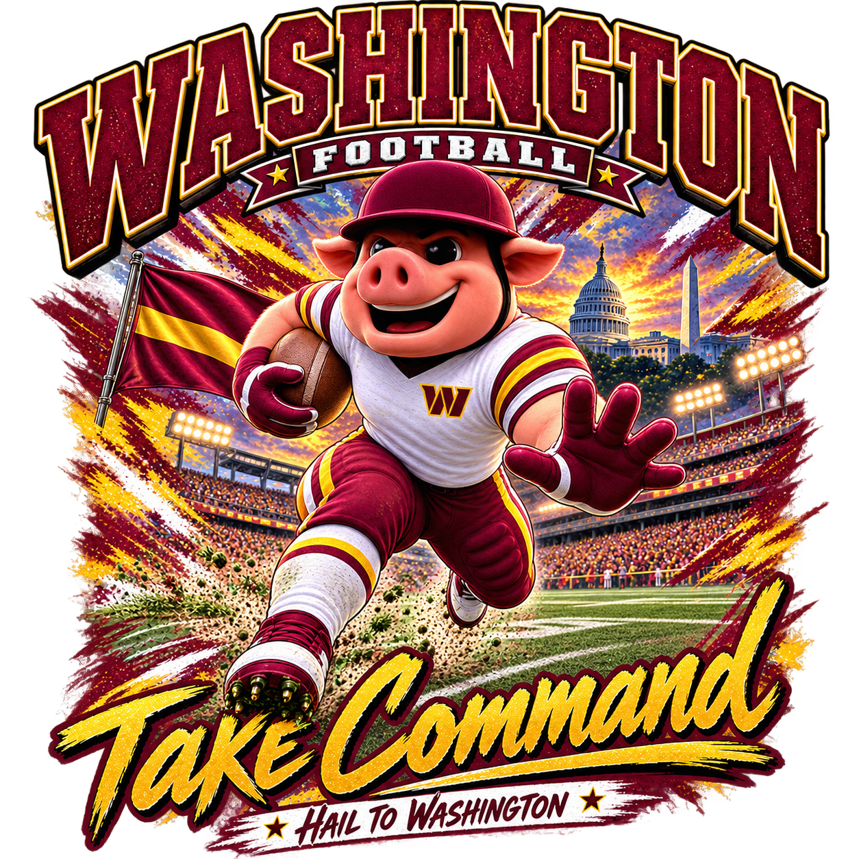 Custom Football Team Mascot Design| You Choose The Team