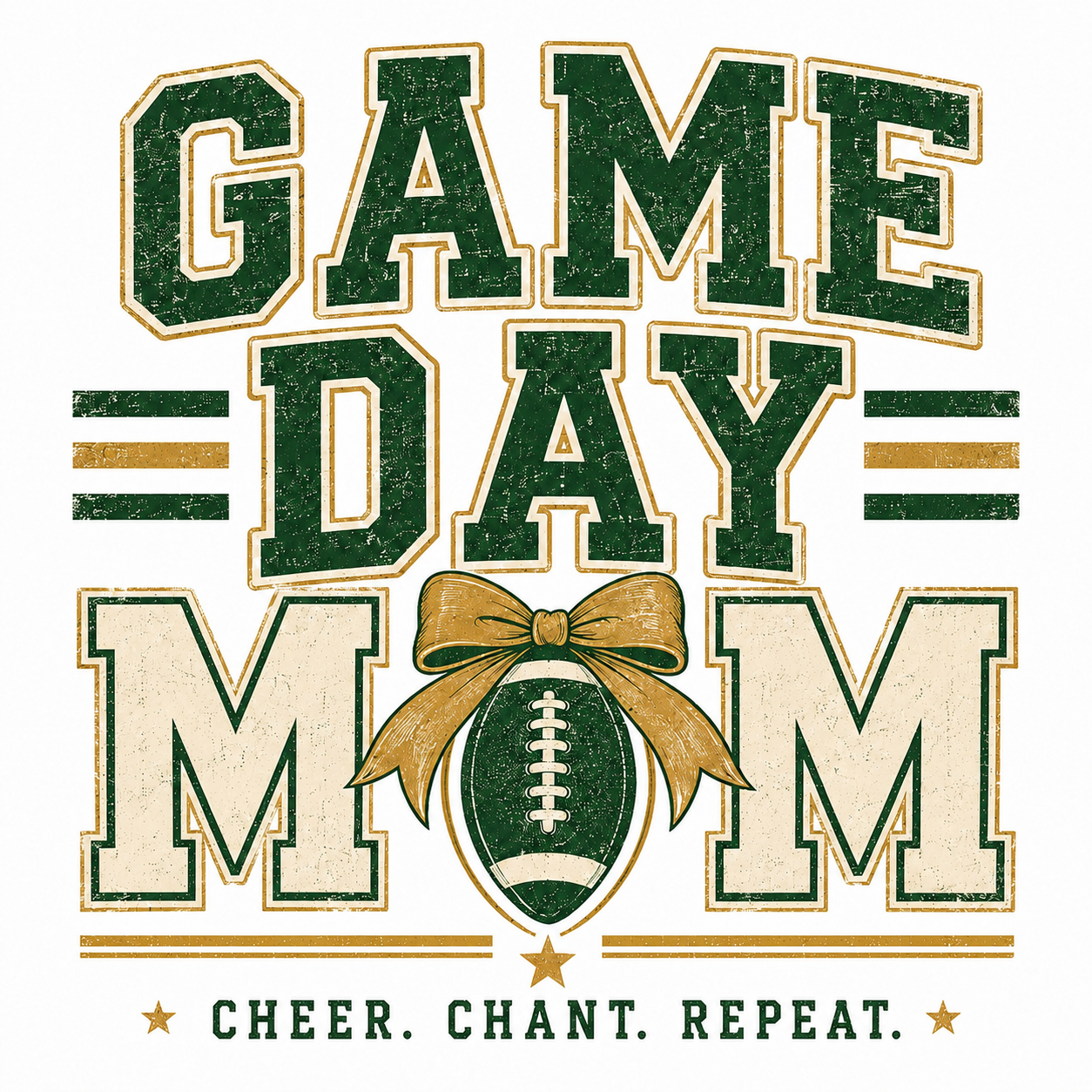 Game Day Mom T-Shirt — Football Cheer & Mom Tee ("Game Day Mom" design)