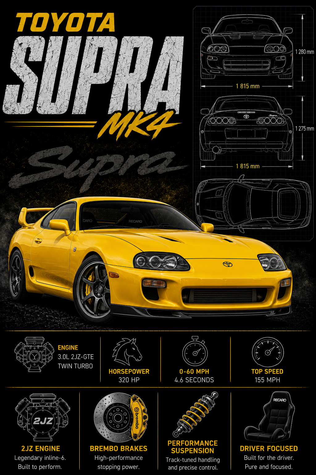Custom Car/Truck Shirt|You Choose Make And Model|Chest Design With Large Back Graphic