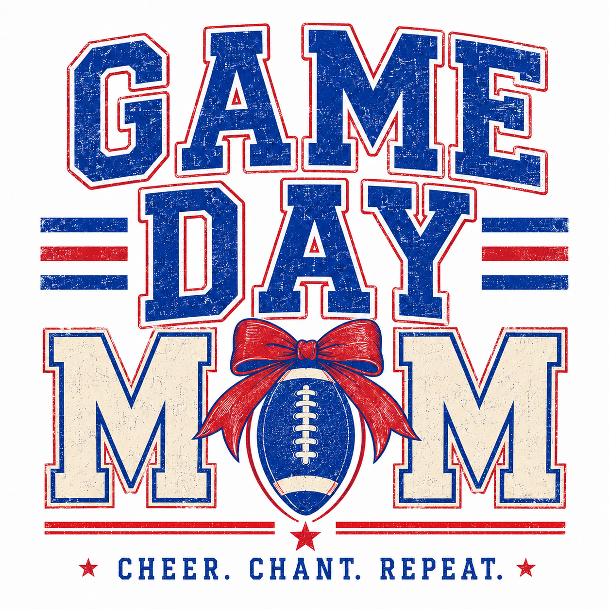 Game Day Mom T-Shirt — Football Cheer & Mom Tee ("Game Day Mom" design)