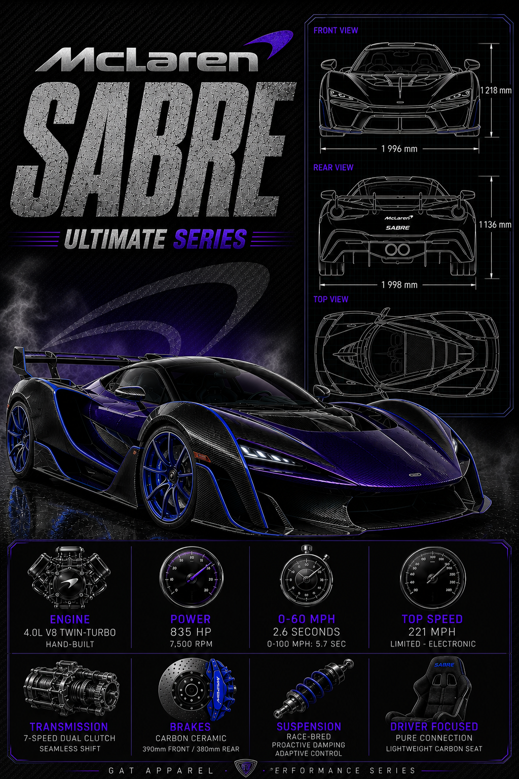 Custom Car/Truck and Blue Print Design|You Choose The Make and Model