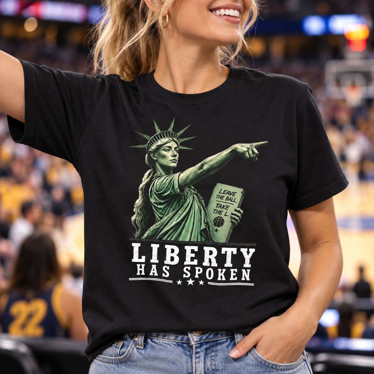 Indiana Fever – Sophie Cunningham – Lady Liberty T-Shirt model lifestyle main photo